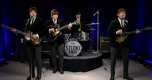 band performing